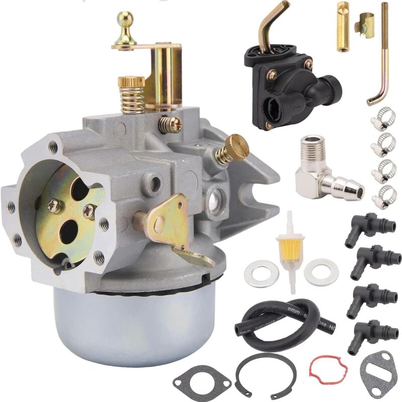 foto del prodotto andyou compatibile con k241 k301 kohler k241 k301 kit carburatore in ghisa 10 hp 12 hp carburatore di ricambio 47 853 23 s carb 47 559 11 s pompa