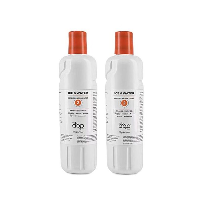 foto del prodotto andyou confezione da 2 filtri edr2rxd1 frigorifero, filtro acqua frigorifero