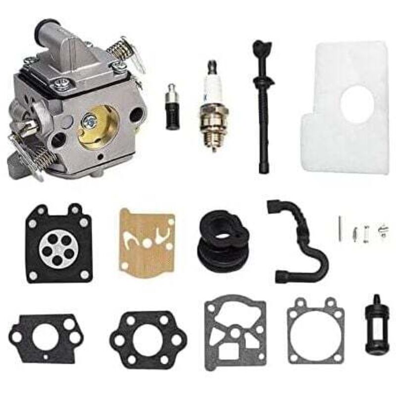 foto del prodotto andyou kit carburatore ms170 ms180 c1q s57a per motoseghe tosaerba stihl 017 018 ms 170 180 180c ms170 ms180 ms170c ms180c con kit di messa a punto