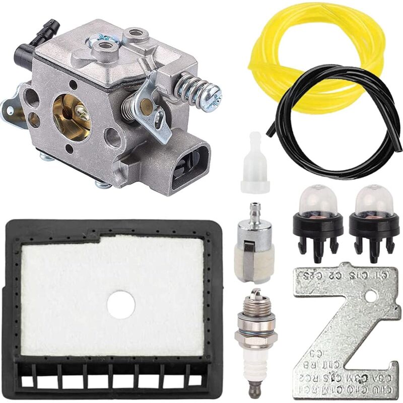 foto del prodotto andyou kit carburatore wt 589 per motosega echo cs 300 cs 301 cs 305 cs 340 cs 341 cs 345 cs 346 cs 3000 cs 3400, sostituisce n. a021000231