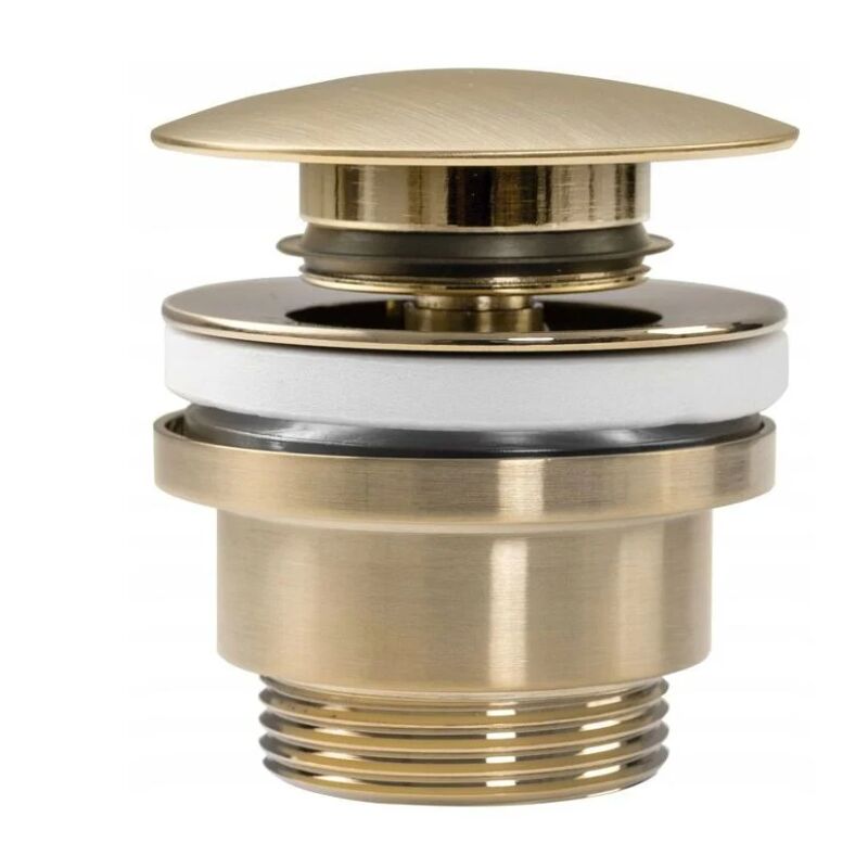 foto del prodotto andyou universale click clack rea spazzola tappo lavabo oro