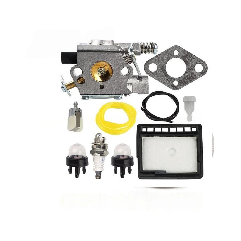 foto del prodotto andyou wt 589 kit carburatore per echo cs 300 cs 301 cs 305 cs 340 cs 341 cs 345 cs 346 cs 3000 cs 3400 troncatrice, sostituisce a021000231