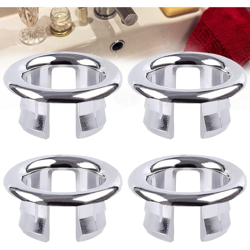 foto del prodotto anelli di troppo pieno, decorazione per bagno con anello galvanizzato, accessori per lavello utilizzati in cucina, lavandino, bagno sollbry