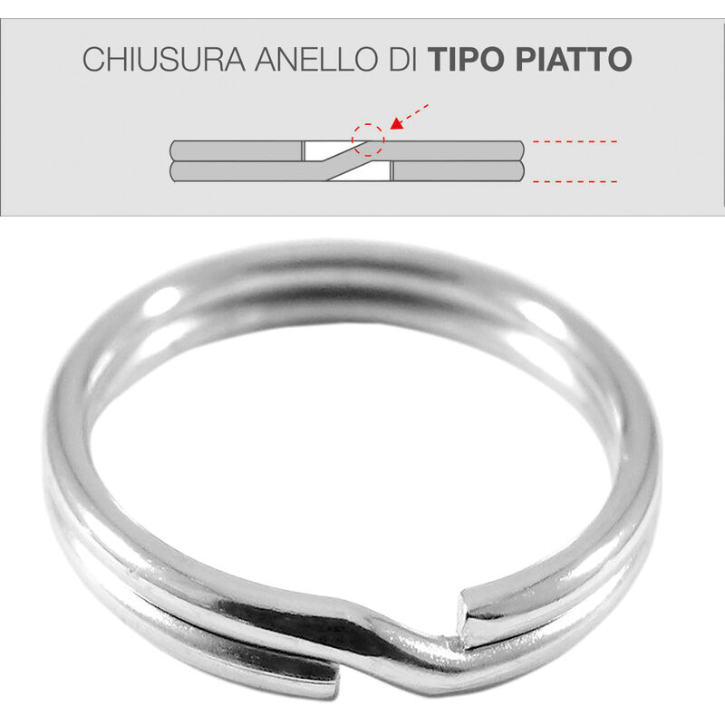 foto del prodotto anelli per chiavi mm.25 silca