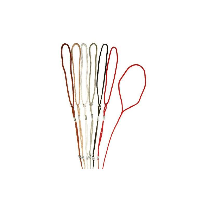foto del prodotto anelli tondi in nylon con tenditori rosso colore