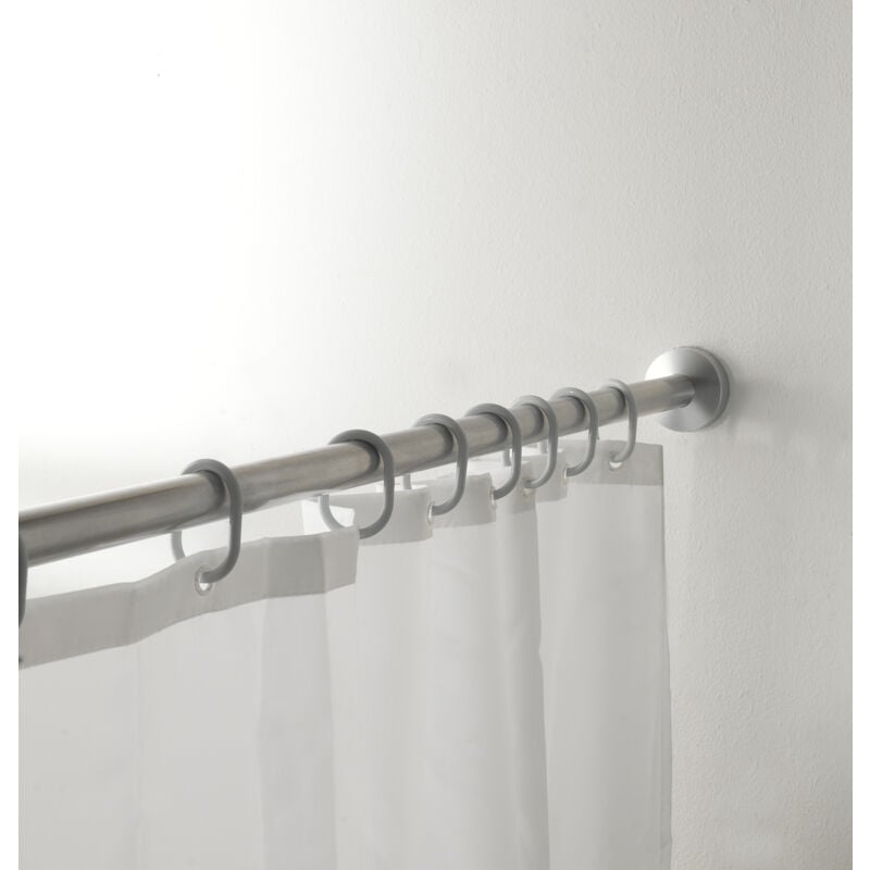 foto del prodotto anelli x tende doccia bianco 12 pezzi bianco gedy