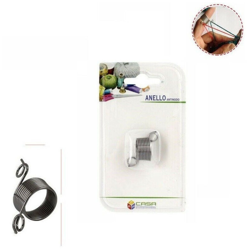 foto del prodotto anello antinodo metallo cucito cucire sarto sartoria accessorio trade shop traesio