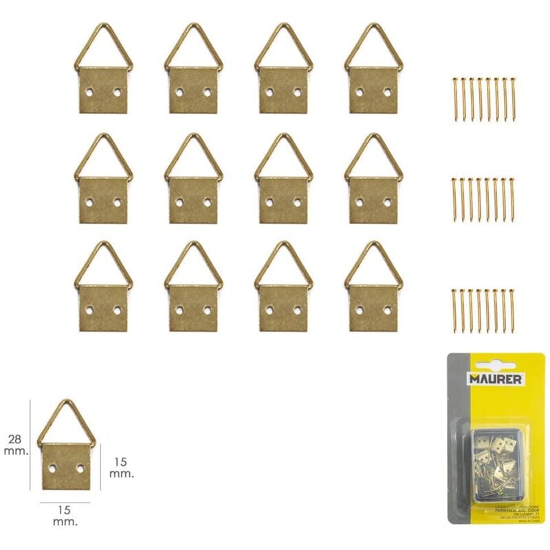 foto del prodotto anello appendi quadri n. 2 blister 12 pezzi