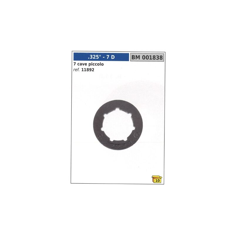 foto del prodotto anello autoallineante pignone newgarden store denti 7 .325 7 cave 001838