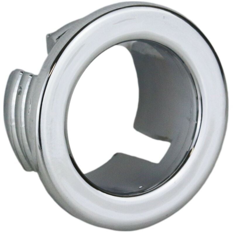 foto del prodotto anello cromato per troppo pieno lavabo globo gh001 cromo