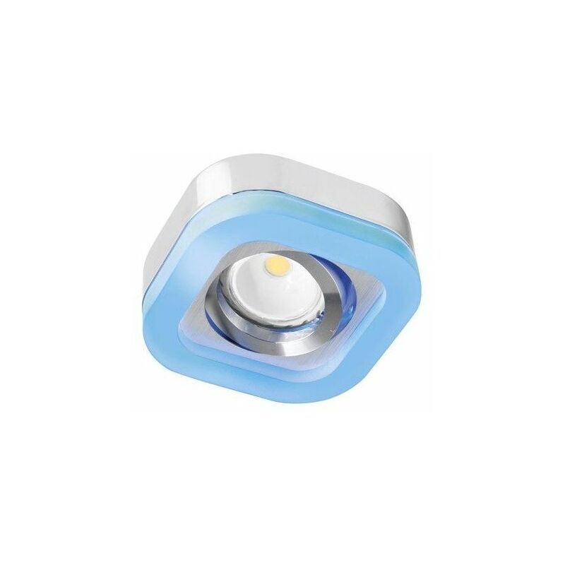 foto del prodotto anello da incasso in fusione di cromo con led blu 2.4w cristalrecord 00 970 03 120