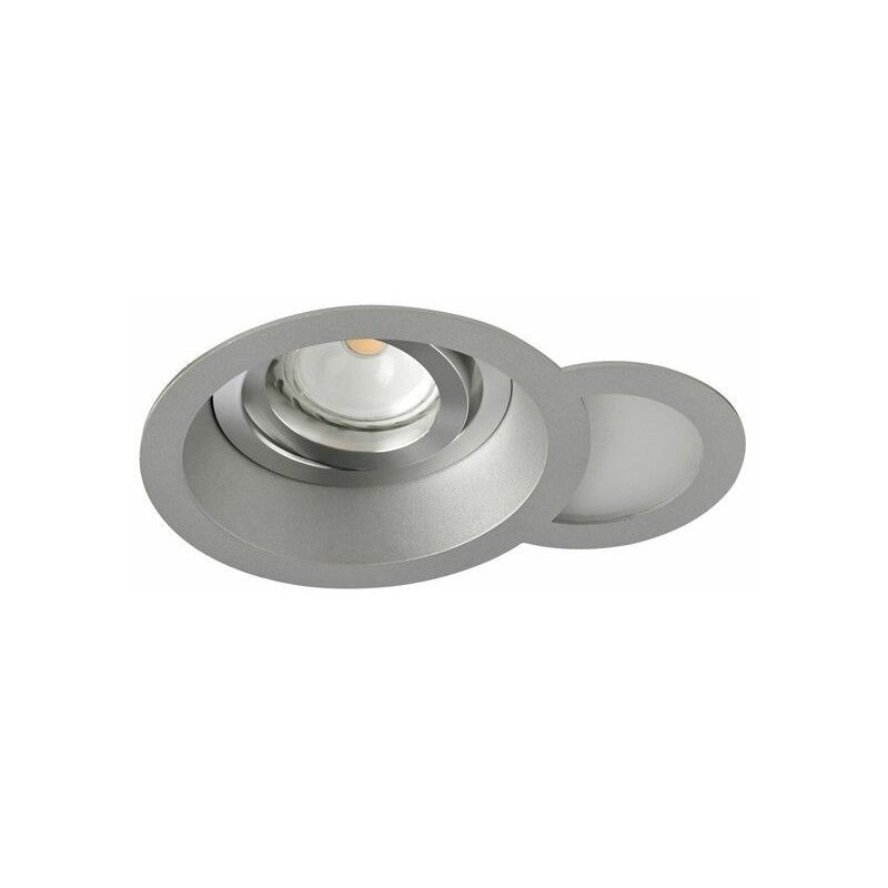 foto del prodotto anello da incasso led snowman 3w 6000k grigio cristalrecord 01 404 00 181