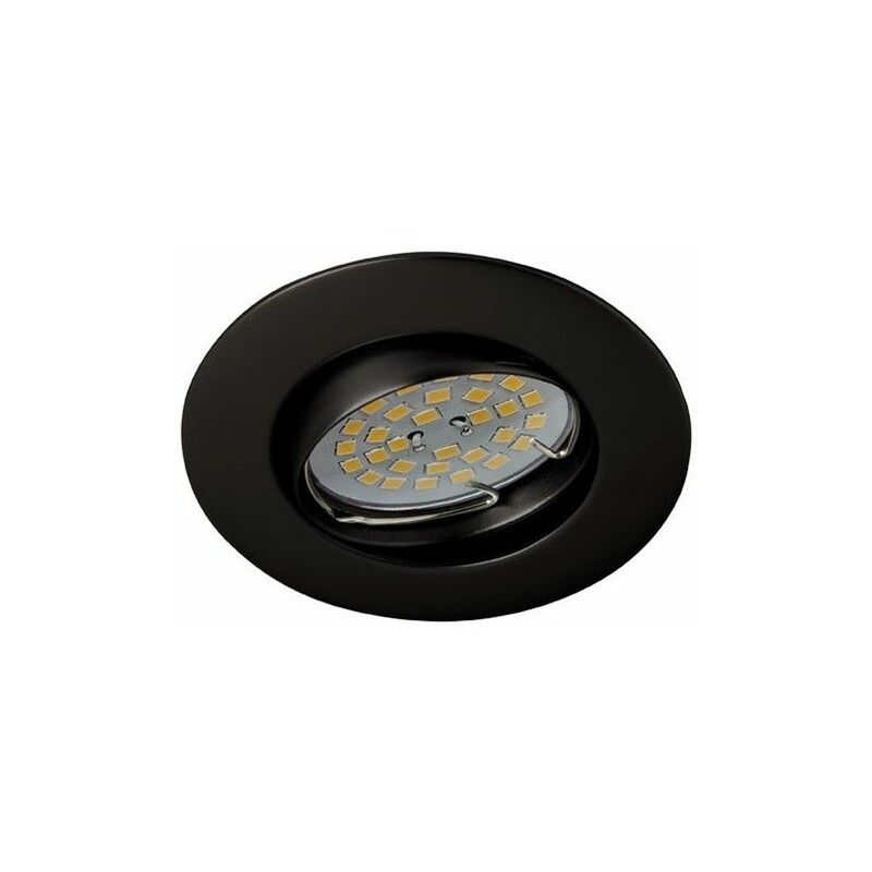 foto del prodotto anello da incasso tsar nero inclinabile cristalrecord 01 020 00 008