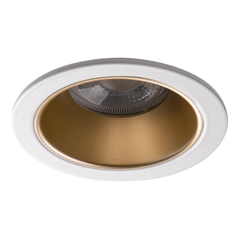 foto del prodotto anello decorativo spot insertibile oro bianco alluminio 89mm kanlux