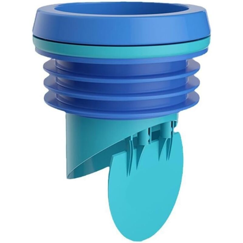 foto del prodotto anello di cera per flangia di scarico del wc con valvola di ritegno integrata, soluzione migliorata per la sigillatura dell anello di cera per