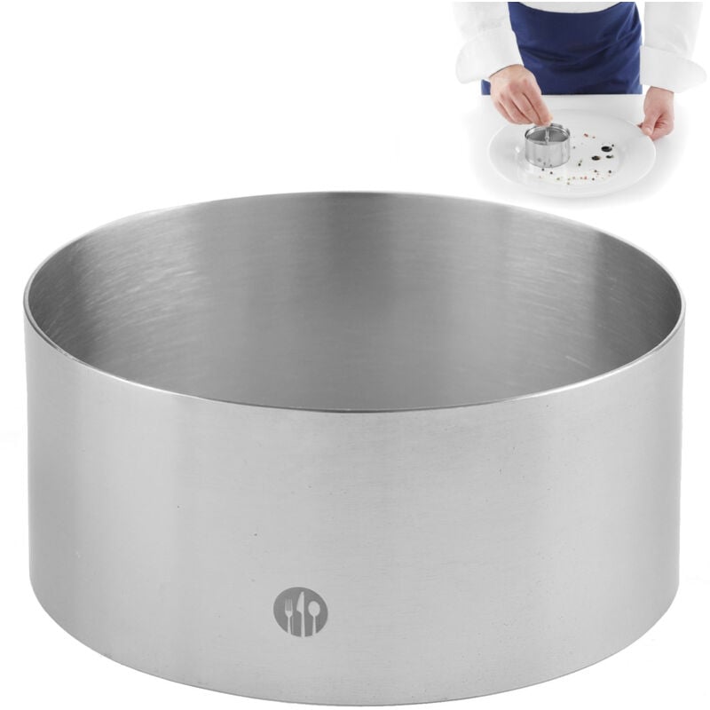foto del prodotto anello di cottura per torte e pasticcini, diametro 80x h 45mm hendi 512142