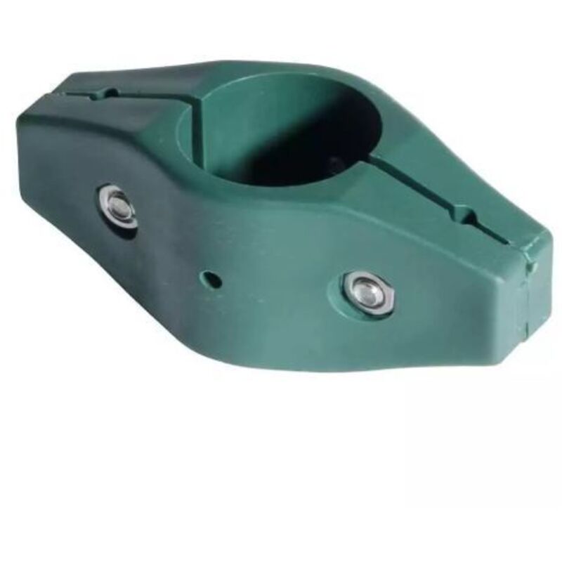 foto del prodotto anello di fissaggio doppio verde d 3,4cm per recinzione