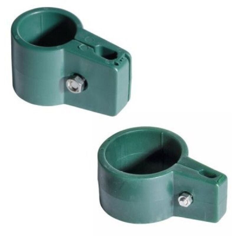 foto del prodotto anello di fissaggio singolo tondo semplice verde d 6cm per recinzione