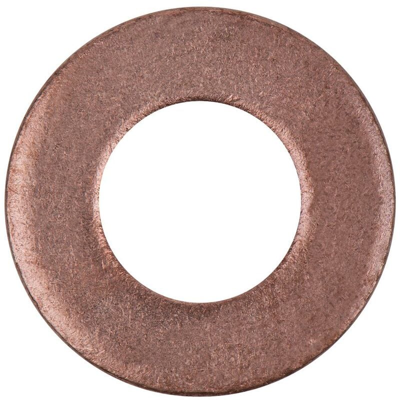 foto del prodotto anello di tenuta, rame, esterno 21 mm, interno 17 mm, confezione da 10