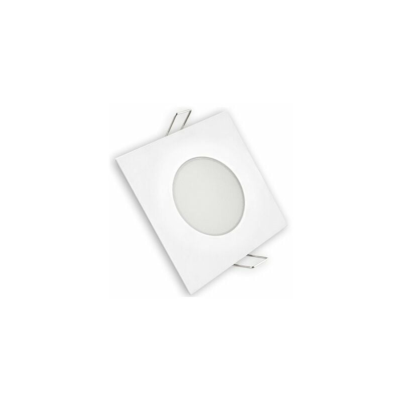 foto del prodotto anello fisso led ip65 matel quadrato bianco 5w freddo