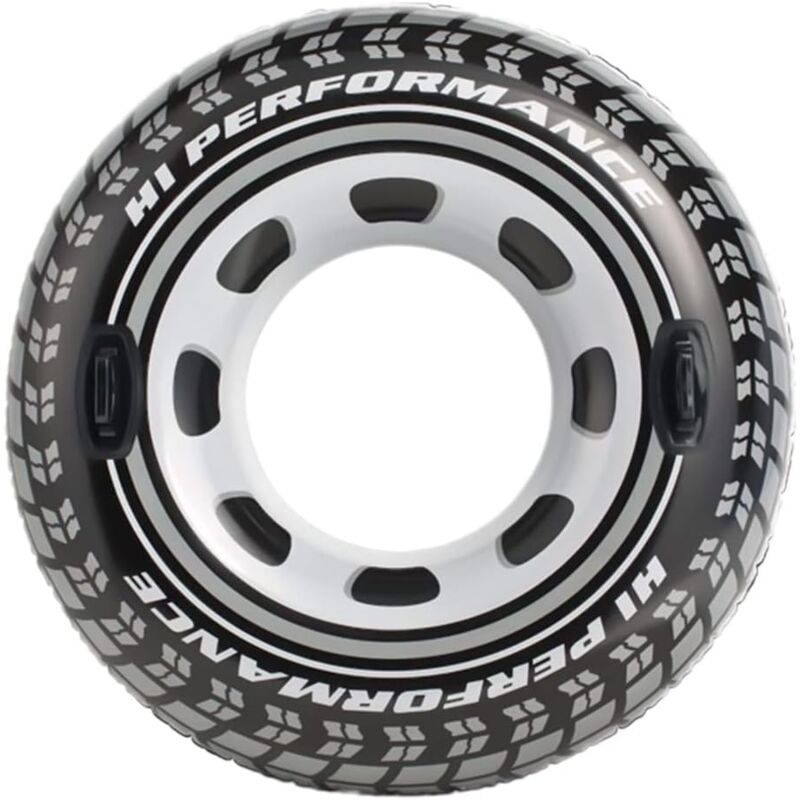 foto del prodotto anello gonfiabile per il nuoto, fascia per camion da 114 cm, boa con maniglia, anello gonfiabile creativo in pvc