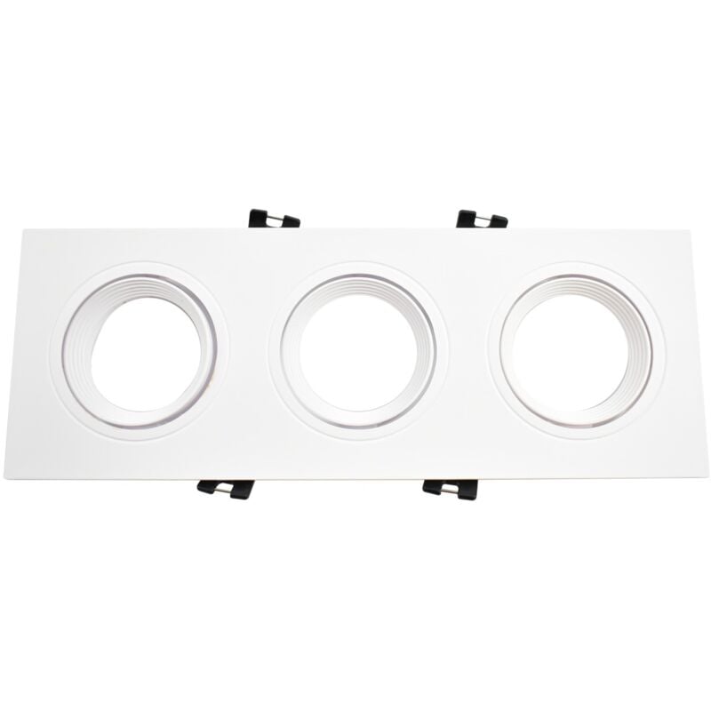 foto del prodotto anello inclinabile per tre lampadine gu10 mr16 taglio 75 x 235