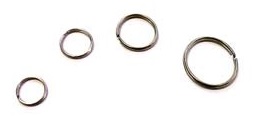 foto del prodotto anello per chiavi in acciaio nichelato mm.35