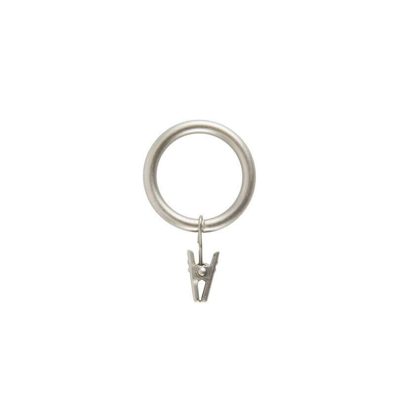 foto del prodotto anello pinza cromo satinato pz.6