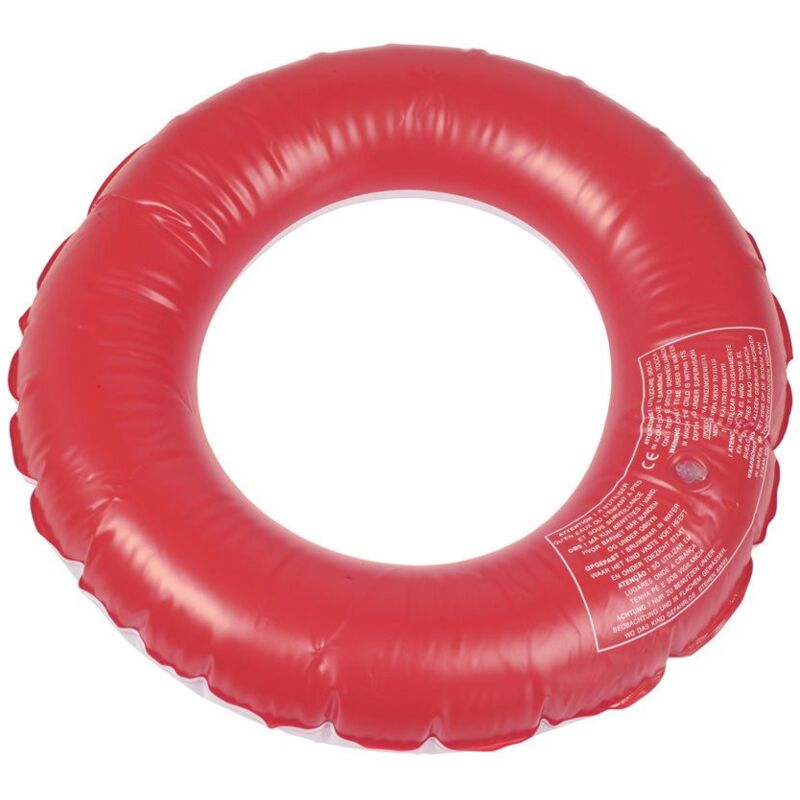 foto del prodotto anello salvagente rosso gonfiabile per piscina e acquagym