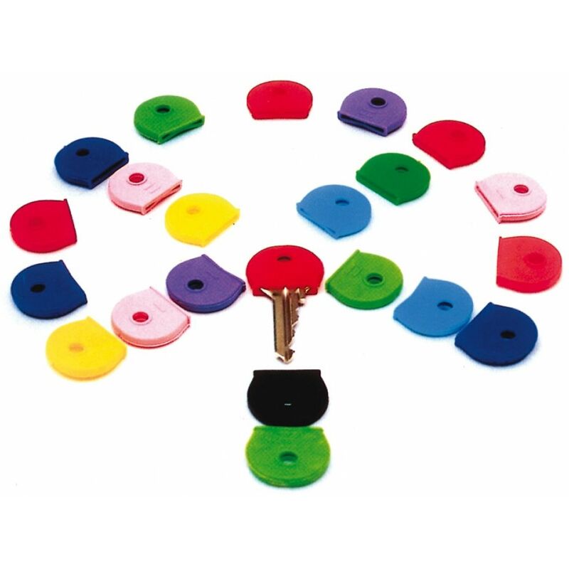 foto del prodotto anello segnachiave copritesta tipo pesante colori assortiti 200 pz