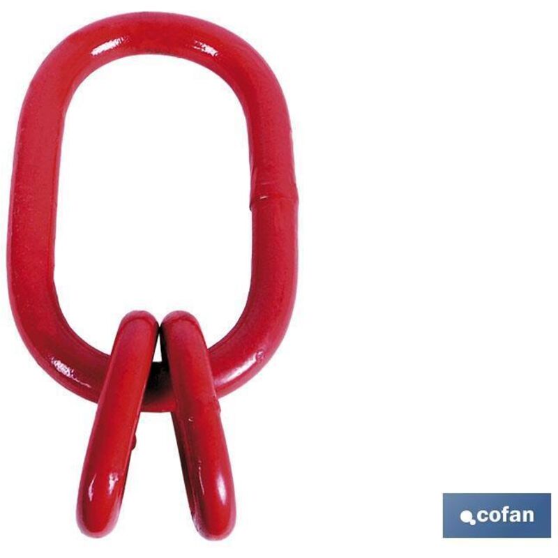 foto del prodotto anello triplo per catena 3 e 4 rami 8-8mm.