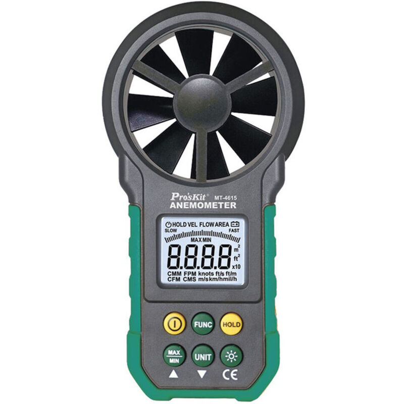 foto del prodotto anemometro digitale per la misurazione della velocità e del volume dell'aria