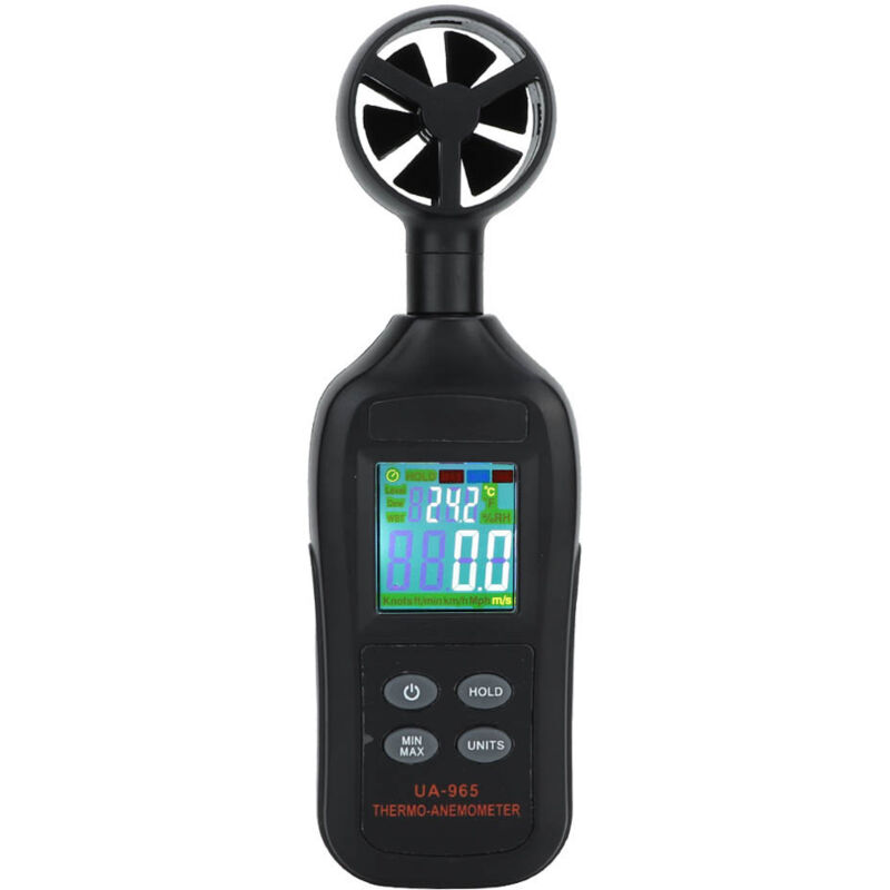 foto del prodotto anemometro digitale ua965 anemometro portatile misura il flusso d aria