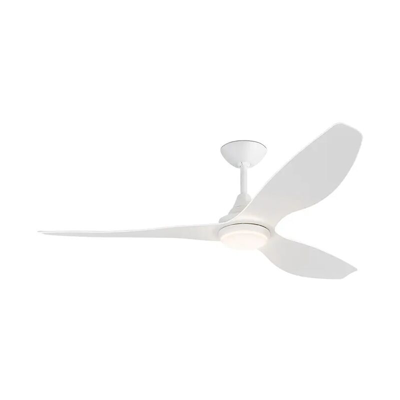 foto del prodotto aneto ventilatore da soffitto bianco con la luce motore dc 132 cm