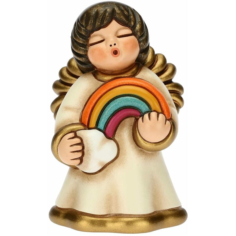 foto del prodotto angelo custode di felicit ceramica living, icone 4,6x5x7,5 cm h thun