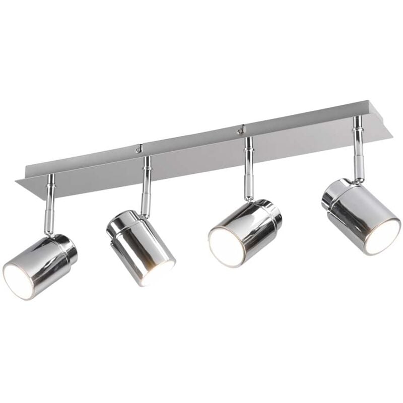 foto del prodotto angelo h2o barra 4 spots orientabili cromo ip44 l.50cm