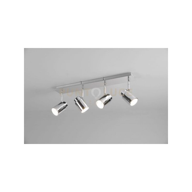 foto del prodotto angelo h2o barra 4 spots orientabili cromo ip44 l.52cm 4 luci attacco gu10