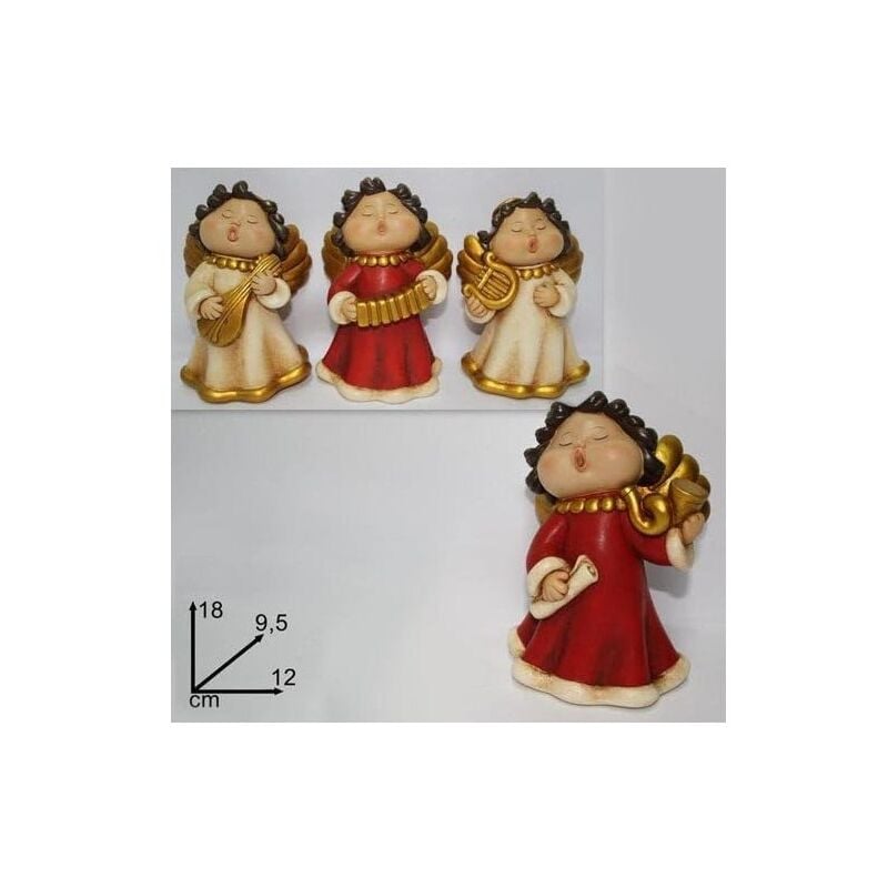 foto del prodotto angioletto cuorifoglio duesse christmas
