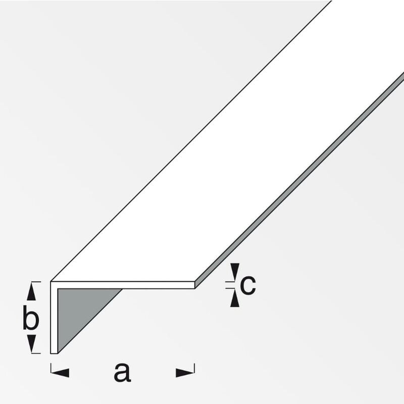 foto del prodotto angolare 20x10x1,5 pvc bianco 1metro