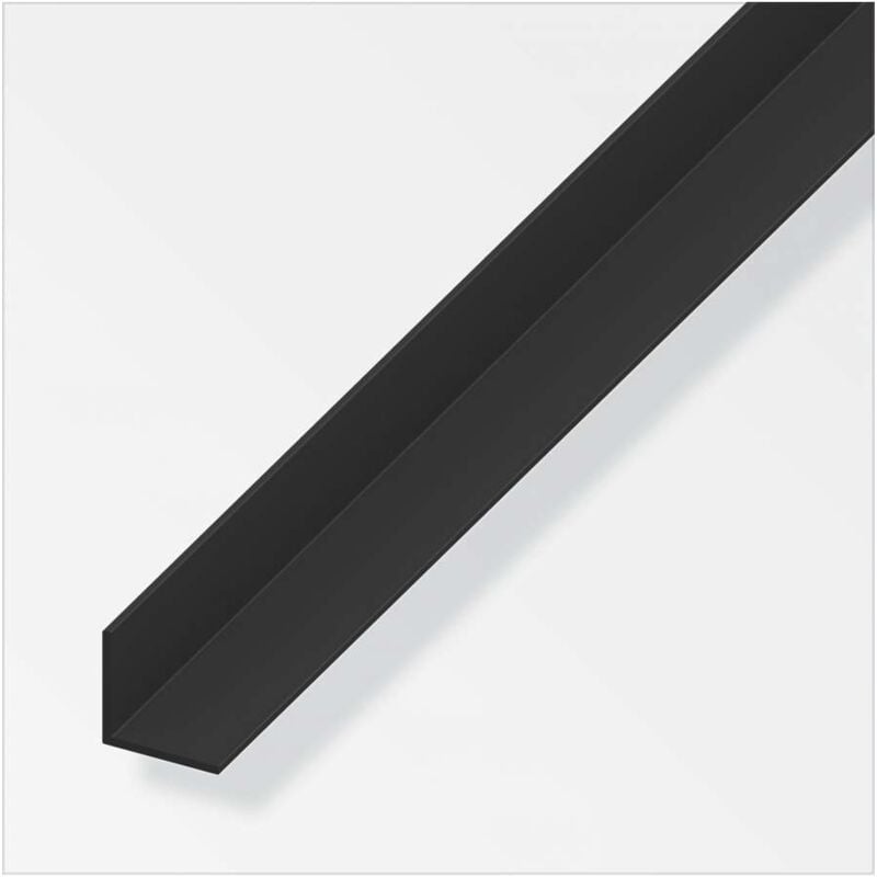 foto del prodotto angolare 25x25x1 pvc nero 1metro