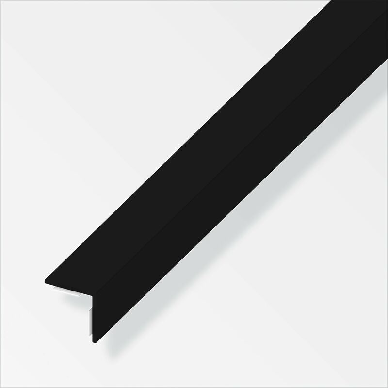 foto del prodotto angolare autoadesivo 20x20 pvc nero 1 metro