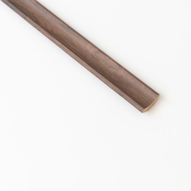 foto del prodotto angolare mdf noce scuro liscio mm.22x22x2400