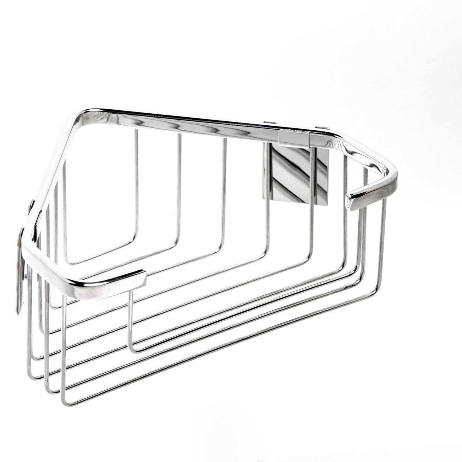 foto del prodotto angolare porta oggetti doccia inox mensola angolo mod. top line