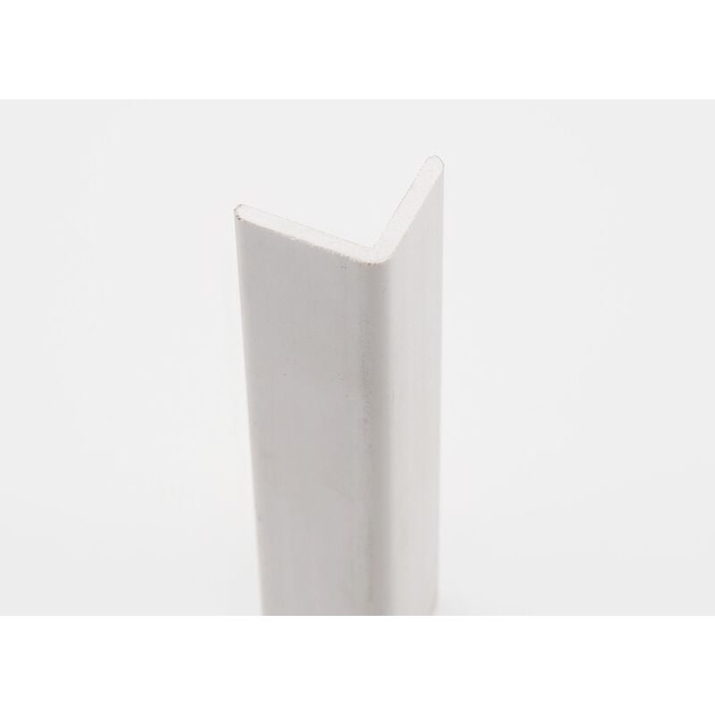 foto del prodotto angolare pvc rigido espanso bianco 25x25 mm barre 2,7 ml.