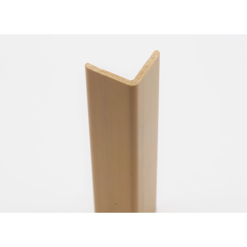 foto del prodotto angolare pvc rigido espanso faggio scuro 25x25 barre 2,7 ml