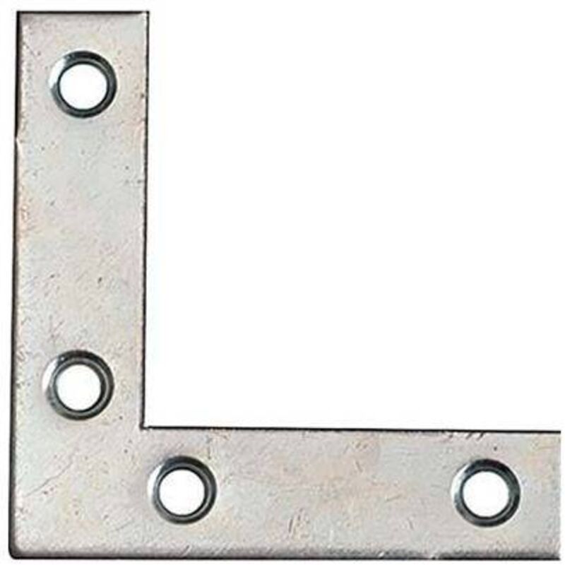 foto del prodotto angolare rinforzo zincato s.mm 1,8 cf pz 100 mm 70x70x12