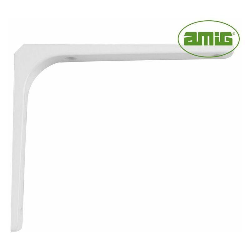 foto del prodotto angolo 2 350x250mm acciaio bianco s 5572 amig