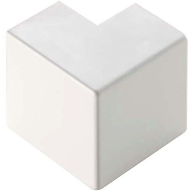 foto del prodotto angolo esterno per minicanale 30x10 bianco elettrocanali cod. ecae3010b 