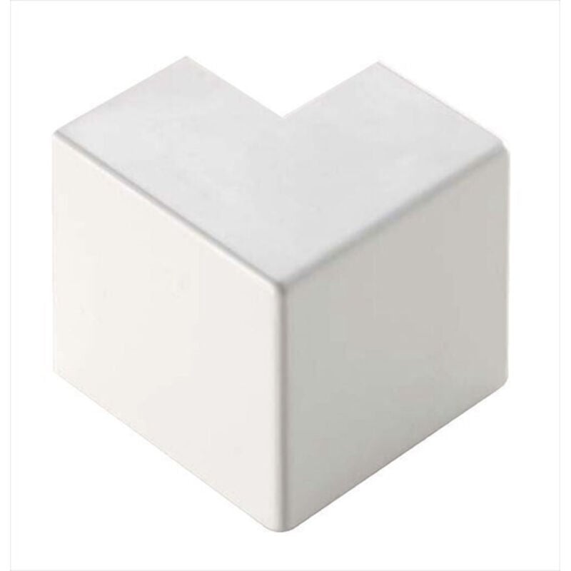 foto del prodotto angolo esterno per minicanale dim. 15x17 bianco elettrocanali cod. ecae1517b 