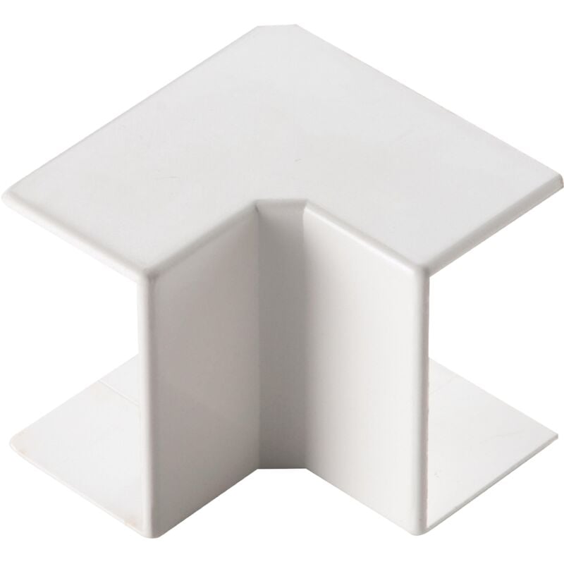 foto del prodotto angolo interno elettrocanali per canalina 60x40 bianco raccordo a 90 per spigoli interni - ecai6040b
